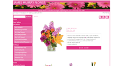 Desktop Screenshot of jamesmurrayflorist.com